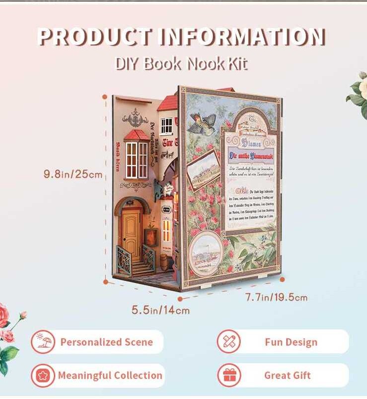 DIY CUTEBEE Nook Shelf Insert Kit City Of Wers Miniature Book Nooks ...