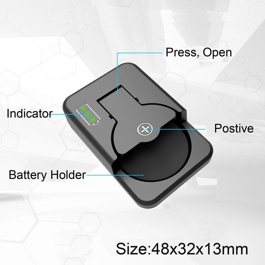 USB C Knoopcel Batterij Lader Voor LIR1025 1220 1254 1620 1632 2016 2025 2032 2430 2450