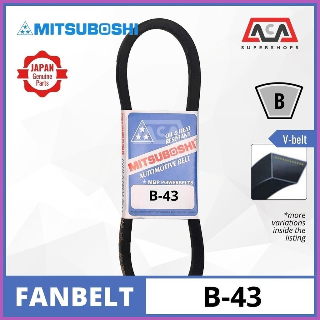 MITSUBOSHI V-BELT / RADIATOR BELT / INDUSTRIAL BELT ( 