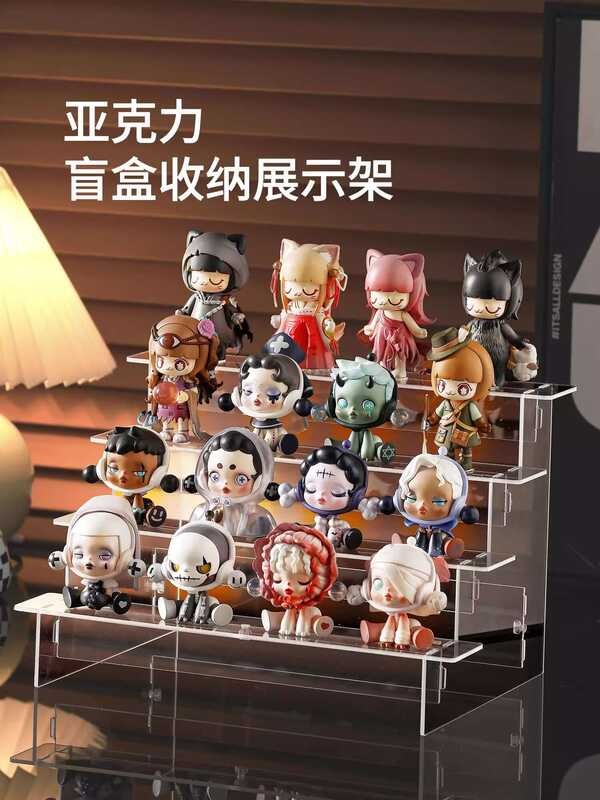 Handmade blind box storage display rack, Lego frame, transparent doll ...