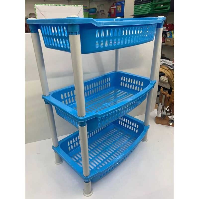 (3 Layers) MULTIPURPOSE STORAGE RACK UTILITY (49*29*61Cm) | Shopee ...