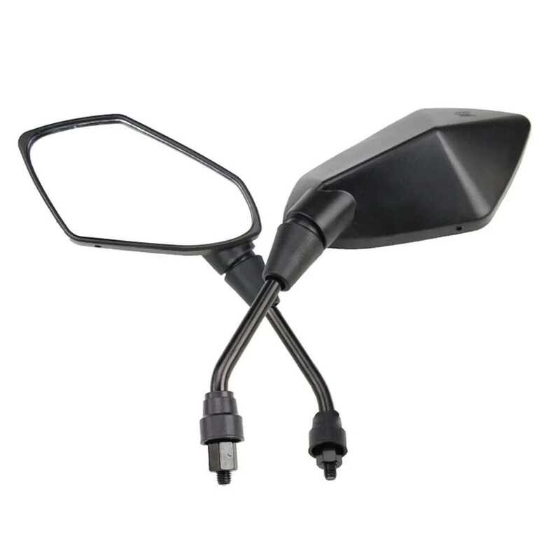 Motorcycle Pair Rear View Mirrors 8Mm 10Mm Thread M10 M8 For ATV QUAD ...
