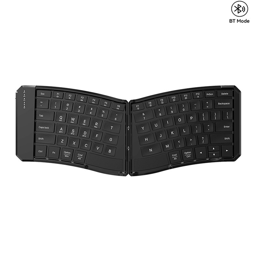 Ergonomics Wireless Keyboard Split Bluetooth Keyboard Rechargeable Mini ...