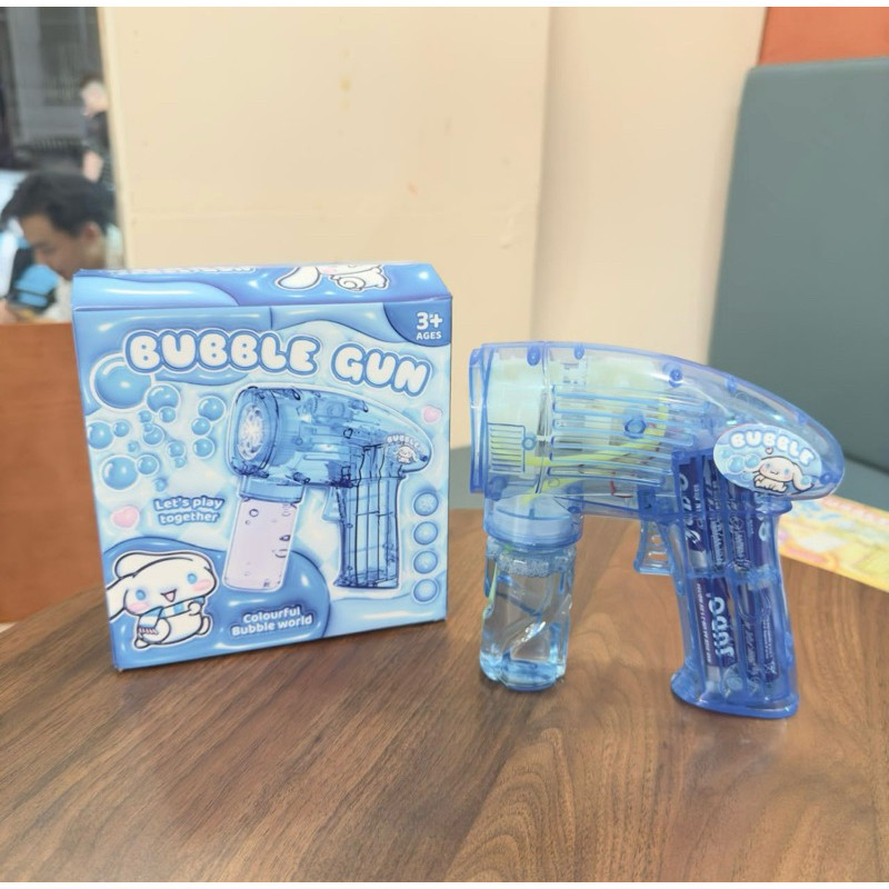 Sanrio Labubu Bubble Machine Gun Bubble Blaster Gun with Bubble ...