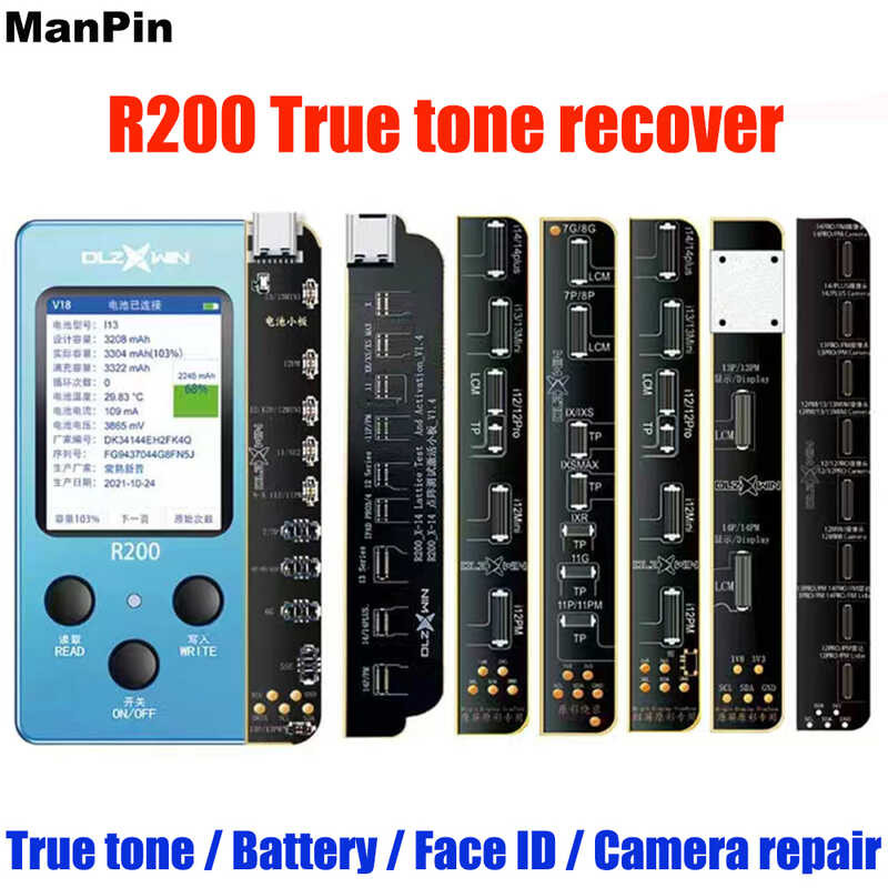R200 Screen True Tone Recover Display Programmer Face ID Battery Camera ...