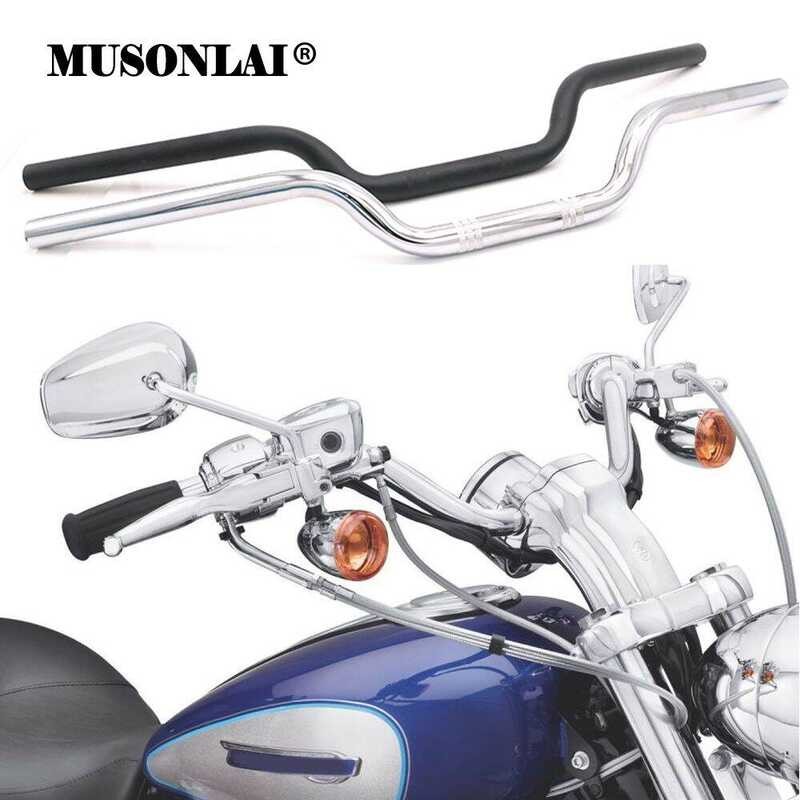 Universal Motorcycle 1 25Mm Chopper Cafe Racer Handlebar Drag Bar ...