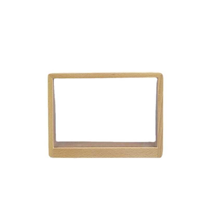 Beech Trapezoidal Frame 6 7 8 Beech Calendar Base Acrylic Wooden Frame ...