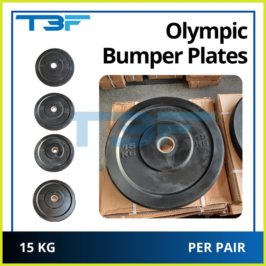 ↖ T3F 5kg PAIR / 10kg PAIR / 15kg PIECE / 20kg PIECE / Bumper Olympic ...