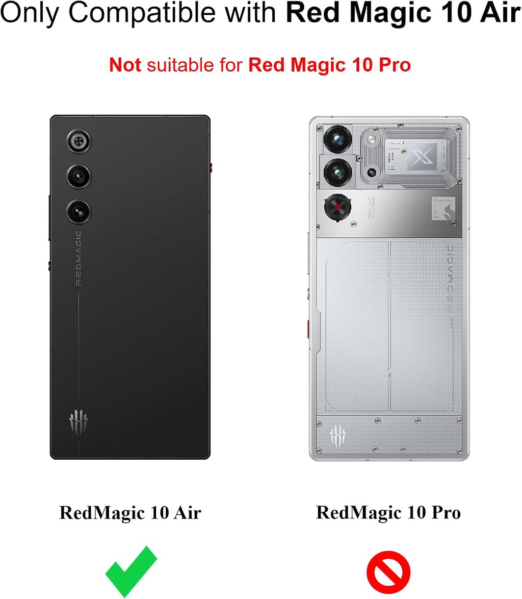 Case for RedMagic 10 Air Clear Cover with Reinforced Corner Bumper ...