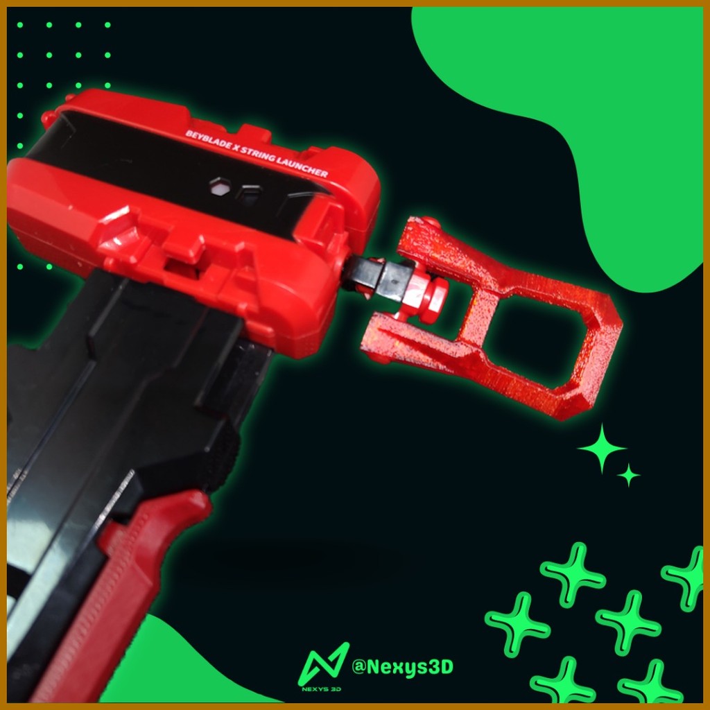 Beyblade X String Launcher Ring Grip - 3D Printed | Shopee Philippines