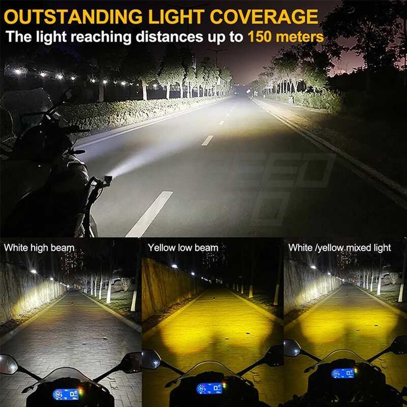 ஐ Ln2 Ln3 Ln4 Ln5 Ln6 Laser Mini Driving Motorcycle Light 60W 6000Lm ...