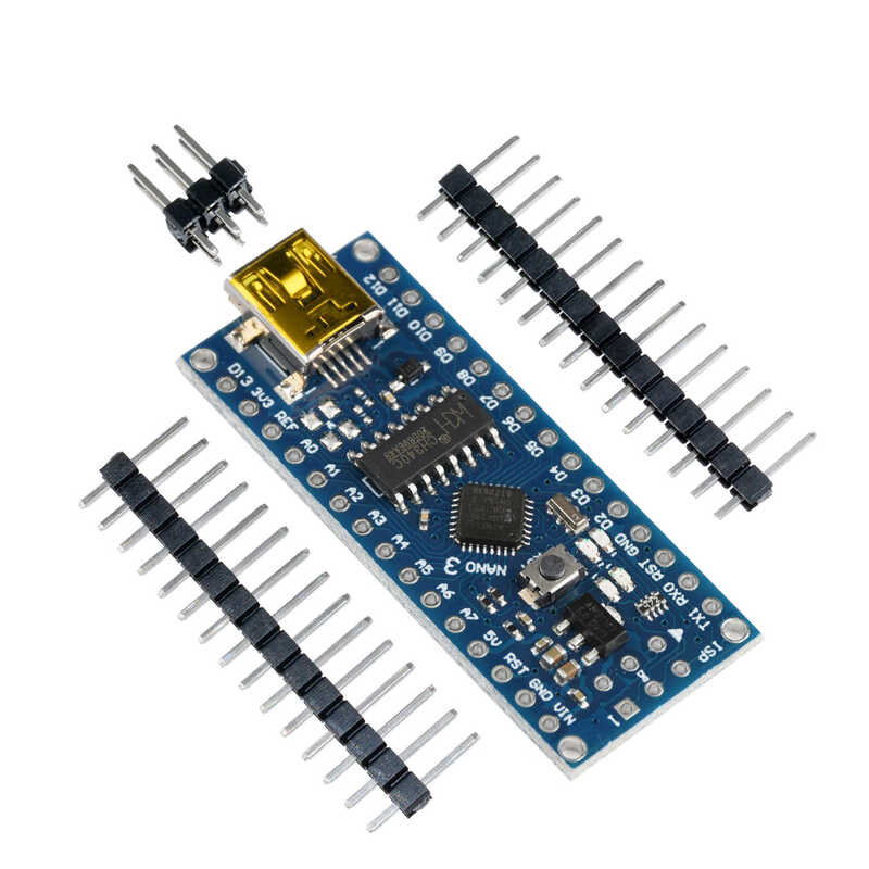 V3.0 Nano ATmega168 CH340C Mini USB Microcontroller Module Development ...