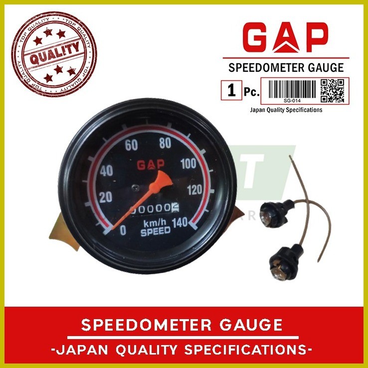 ¤ Speedometer Gauge (Universal Type) 0-140 km/h High Quality Japan ...