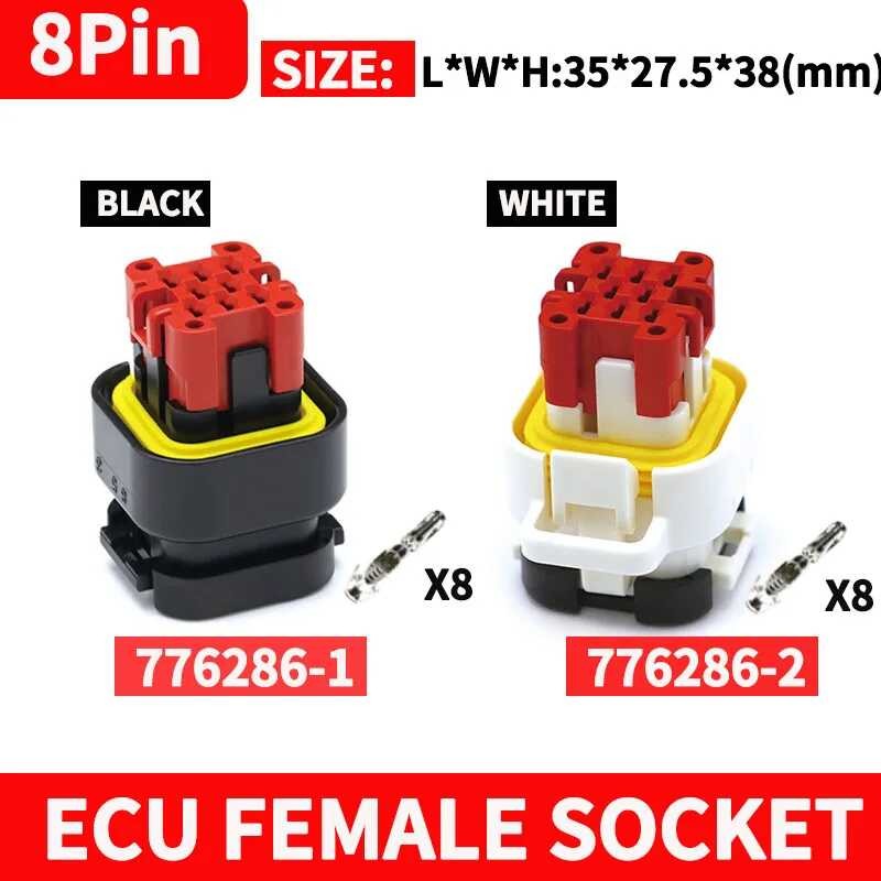 PIN 8/14/23/35 Way PCB Connector Sealed ASSY Waterproof Socket For Ecu ...