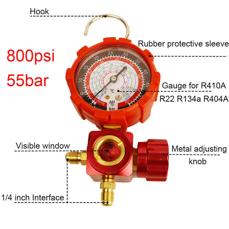 Air 2021 Condition For R410a R22 R134a R404a Refrigerants Manifold ...