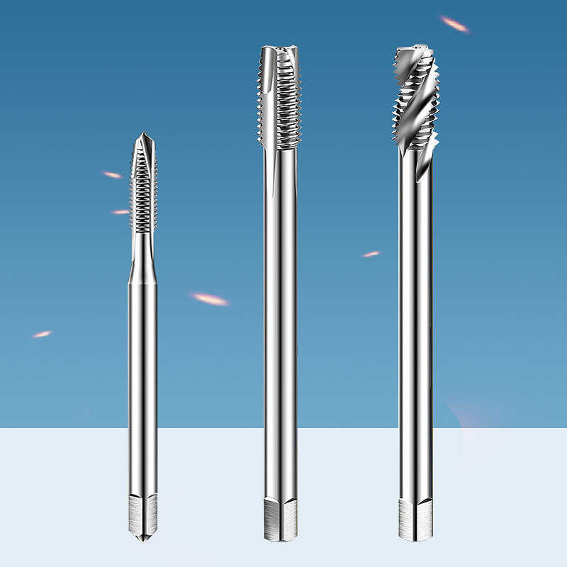 Cobalt Containing Extended Spiral Tip Tap Machine With Extended Thread ...