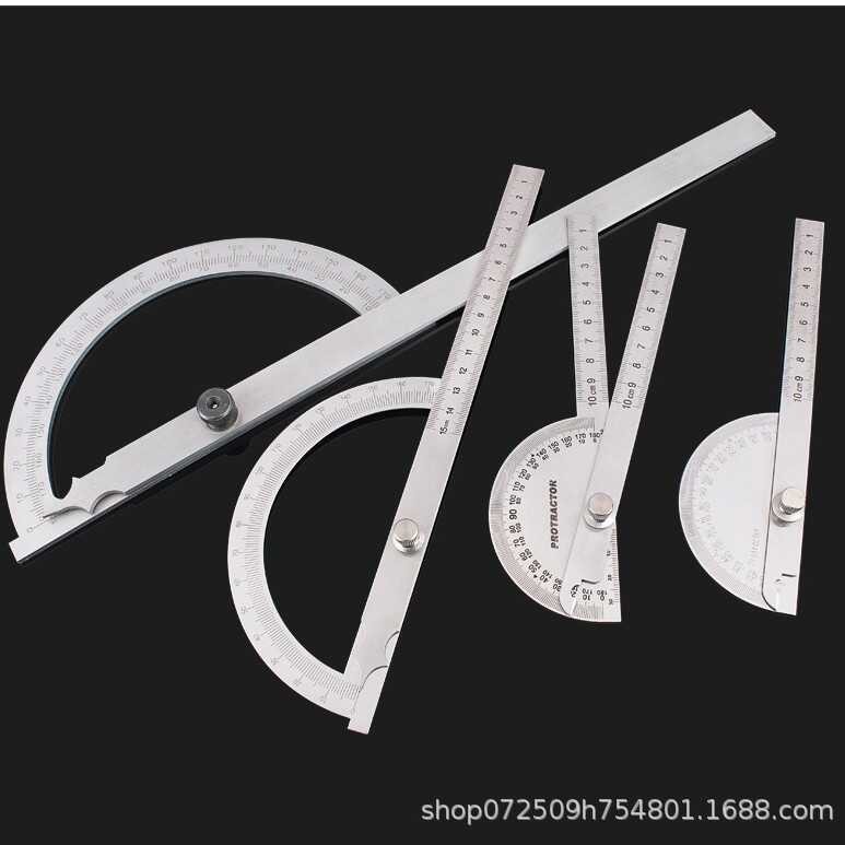 Angle Ruler Measuring Angle Ruler 180 Degree Protractor 150Mm Angle ...