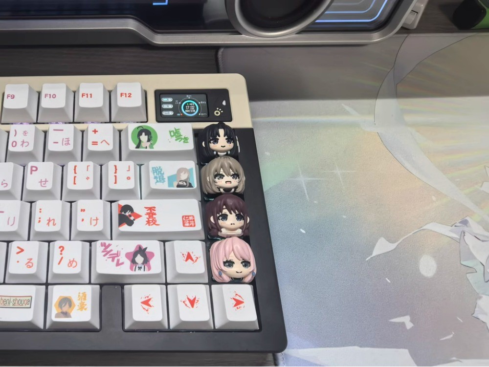 GIRLS BAND CRY Keycap 3D Creative Cute Cartoon MX Switch Mechanical ...
