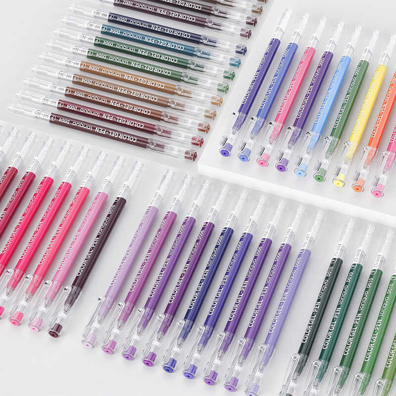 Art Painting Gel Pens Set With Color Number, Assorted Pro Series Unique ...