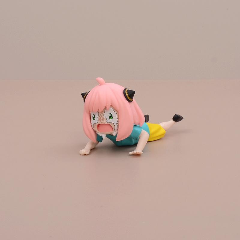 COD SPY×FAMILY Crying Anya Forger Hand-made Car Ornaments Chassis Doll ...