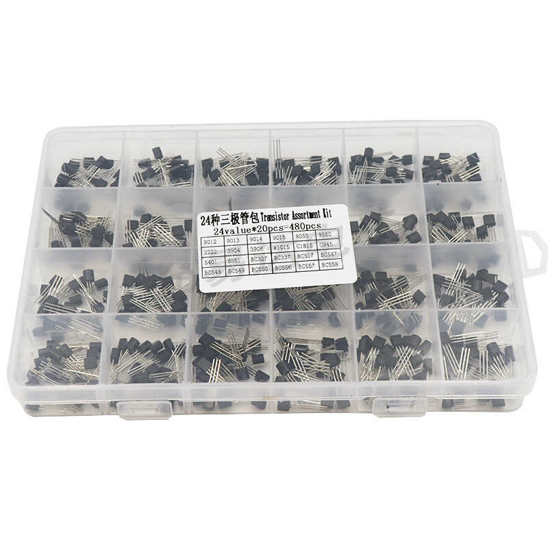 24 specifications totaling 480 transistor box sets TO-92 with 24 grid ...
