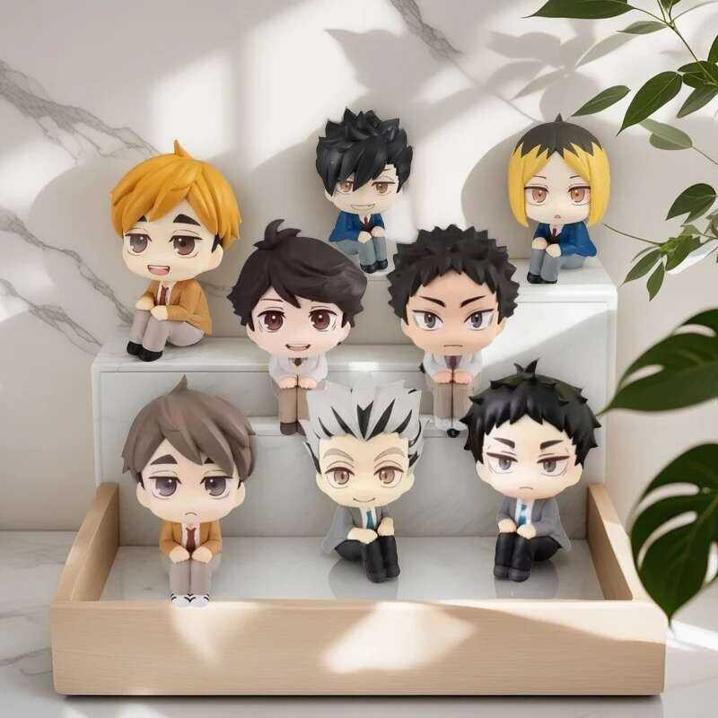 Figura Haikyuu! Bokuto, Oikawa E Akaashi - Statuette Anime Collezionabili In PVC Per Scrivania, Regalo Perfetto Per Fan