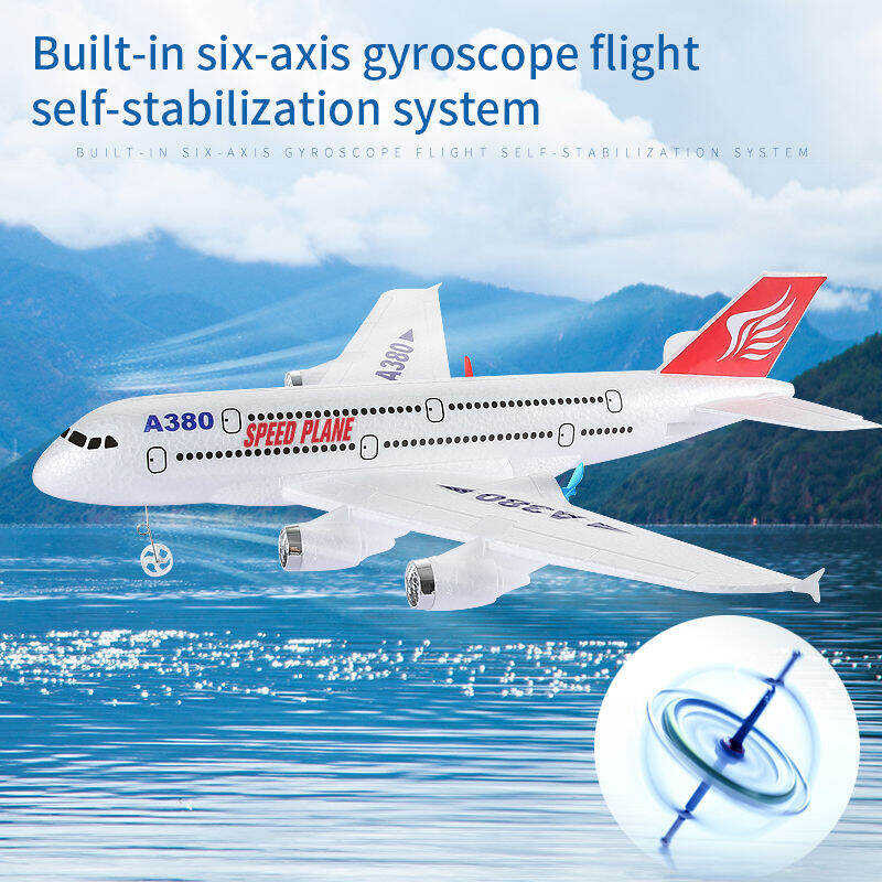 A380 RC SPEED Airplane Drone Toy Remote Control 2.4G Fixed Wing Plane ...