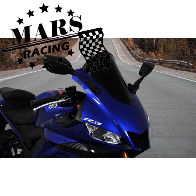 YIQI 937 Motorcycle Racing Double Bubble Windshield Windscreen Visor ...