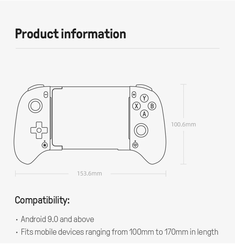 8BitDo Ultimate Bluetooth Mobile Gaming Controller with Hall Effect ...