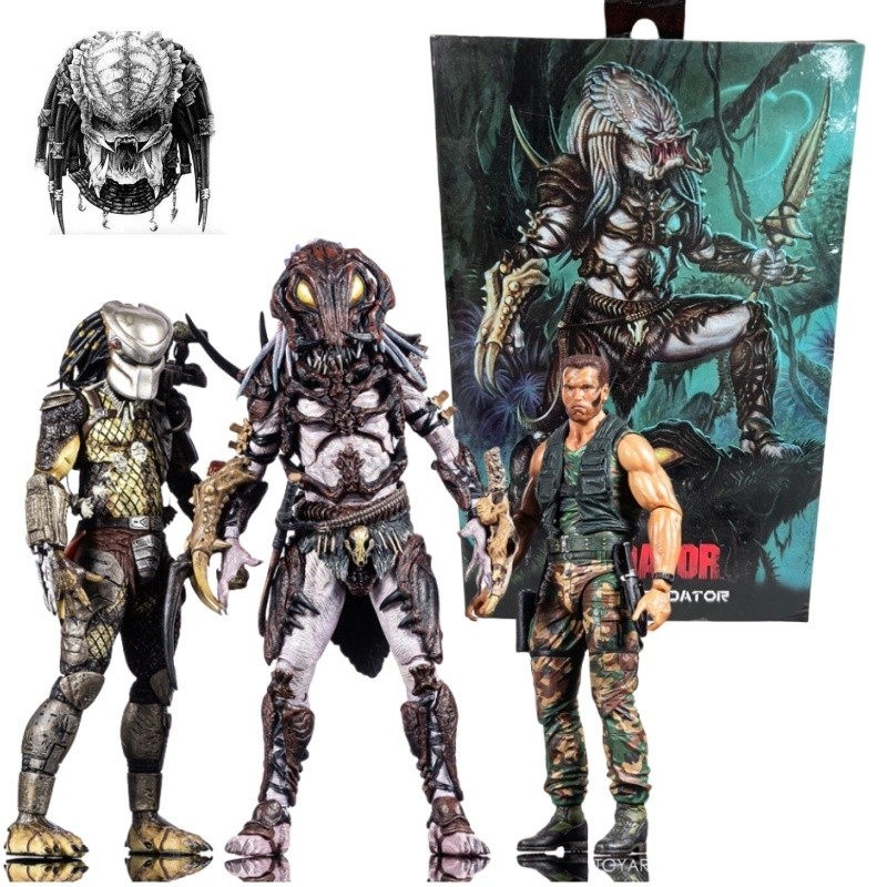 Hot Original Neca Predator 2023 P1 40Th Anniversary Edition Anime ...
