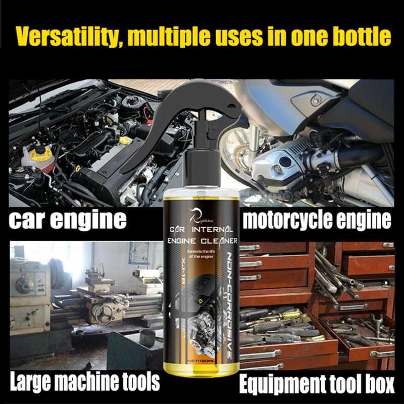 Car 120Ml Engine Bay Cleaner Auto Compartment Deep Degreasing Heavy Oil ...