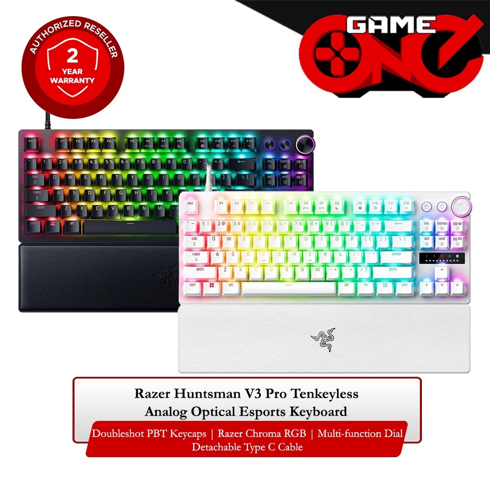 Razer Huntsman V3 Pro Tenkeyless Analog Optical Esports Keyboard ...