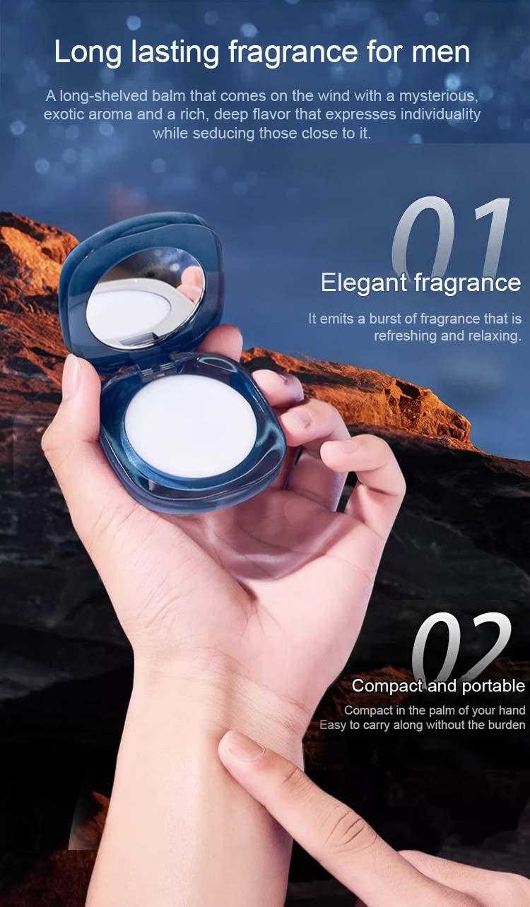 HOT SALE Men's Solid Balm Pampering Charm Herbal Light Fragrance ...
