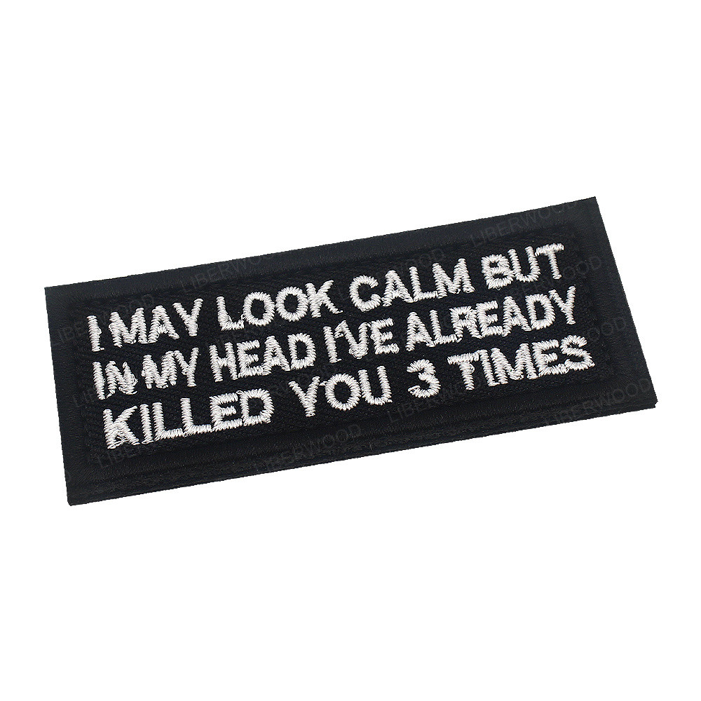 Funny Saying Meme Patch Fix Stupid Not Today Defence Just Send It Hook ...