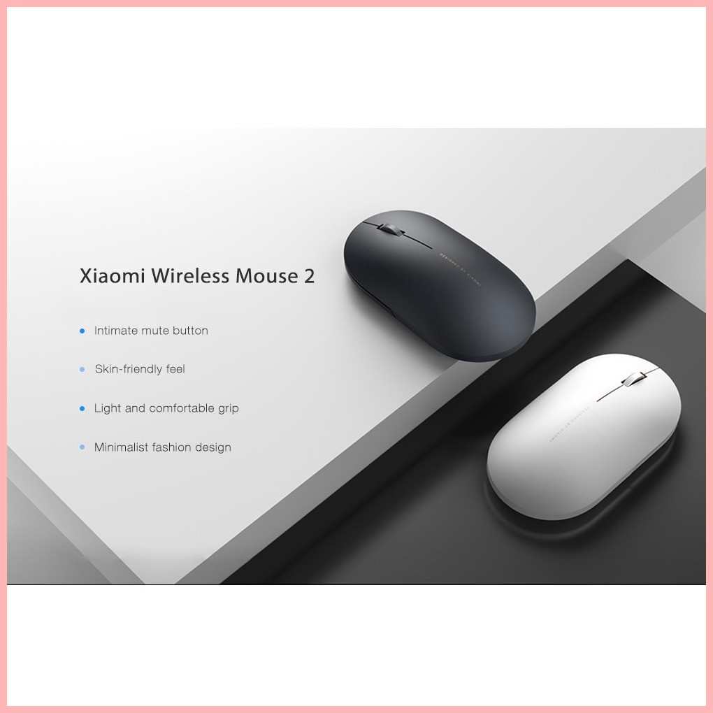 MI Original Xiaomi 2.4GHz Wireless Mini Portable Streamlined Shape ...