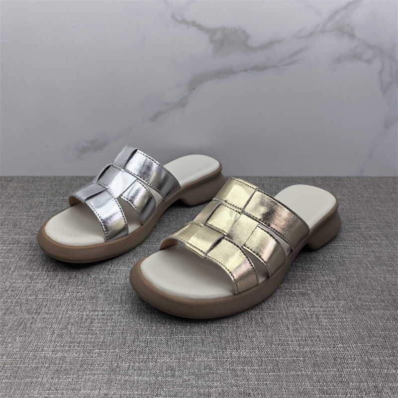 Open Toe Low Heel Flat Shoes En's Shoes Low Heel Simple Casual