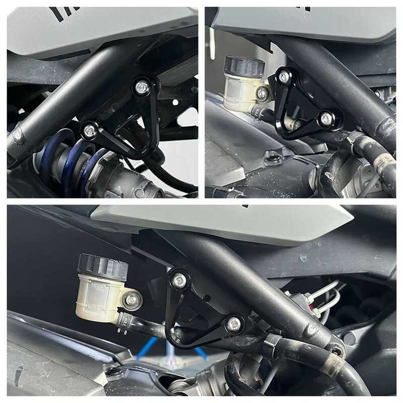 Rear Footrest Plate R&G pair Yamaha MT-10 (BLP0060BK) main image 0