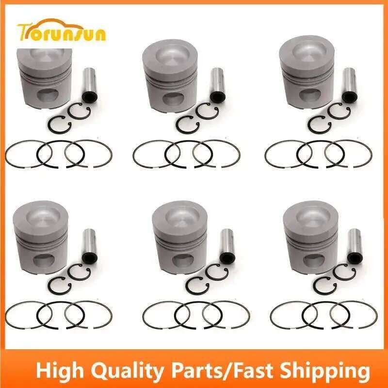 Piston Kit New Sets STD With Ring ME Fit For Mitsubishi D Engine MM ...