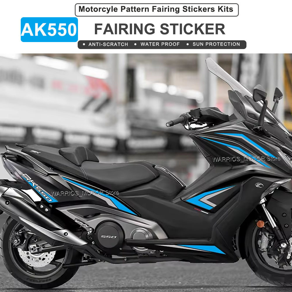 Motorcycle Fairing Sticker For KYMCO Ak550 Waterproonti-Scratch ...