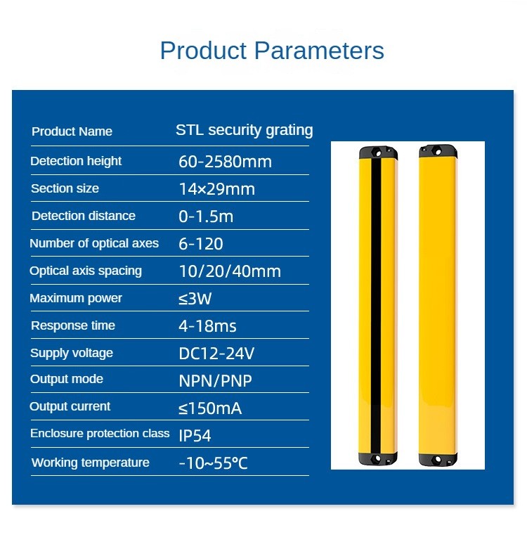 Stl Ultra-Thin Safety Grille Light Screen Sensor Infrared Injection ...
