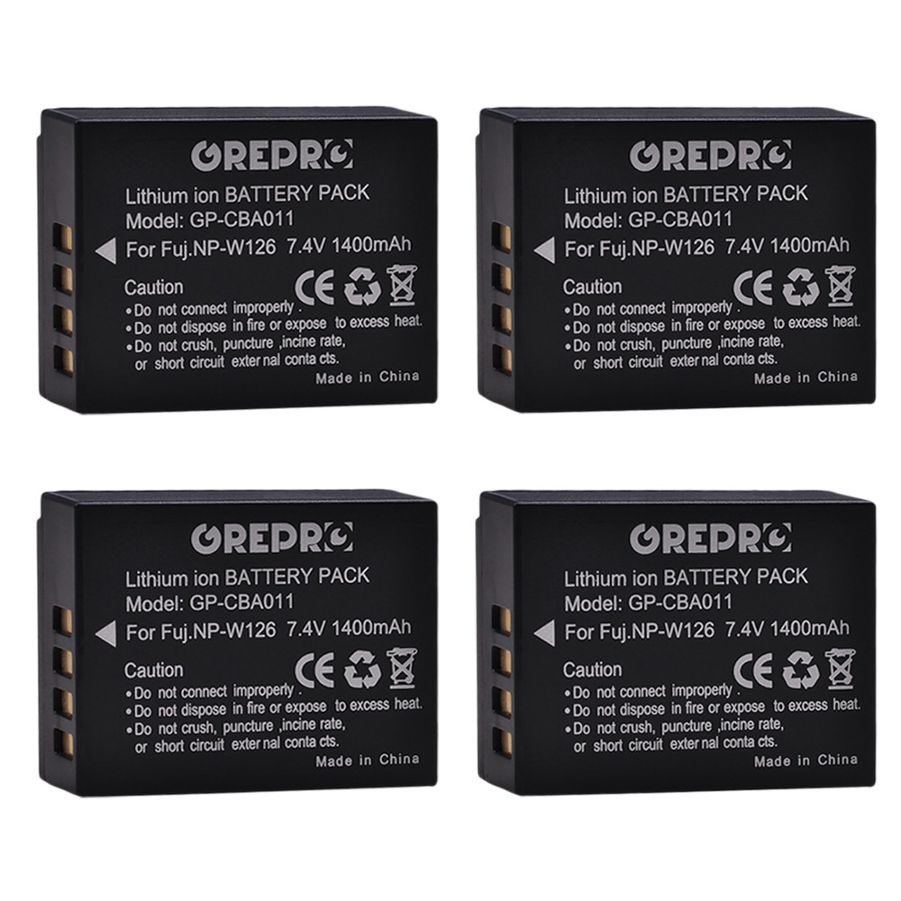 K&F Concept 1300mAh NP-W126 NP-W126S Battery And Charger For Fujifilm X100VI X100V XS10 XT30 XT30 II XT20 Camera Video Batteries