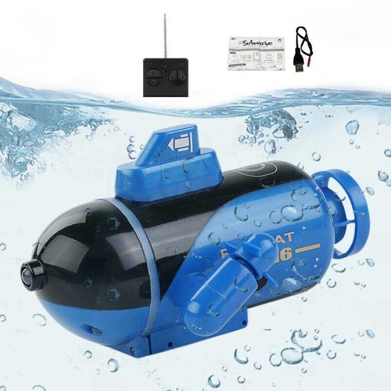 Control Remote Race Boat Ship Waterproof Rechargeable RC Submarine ...