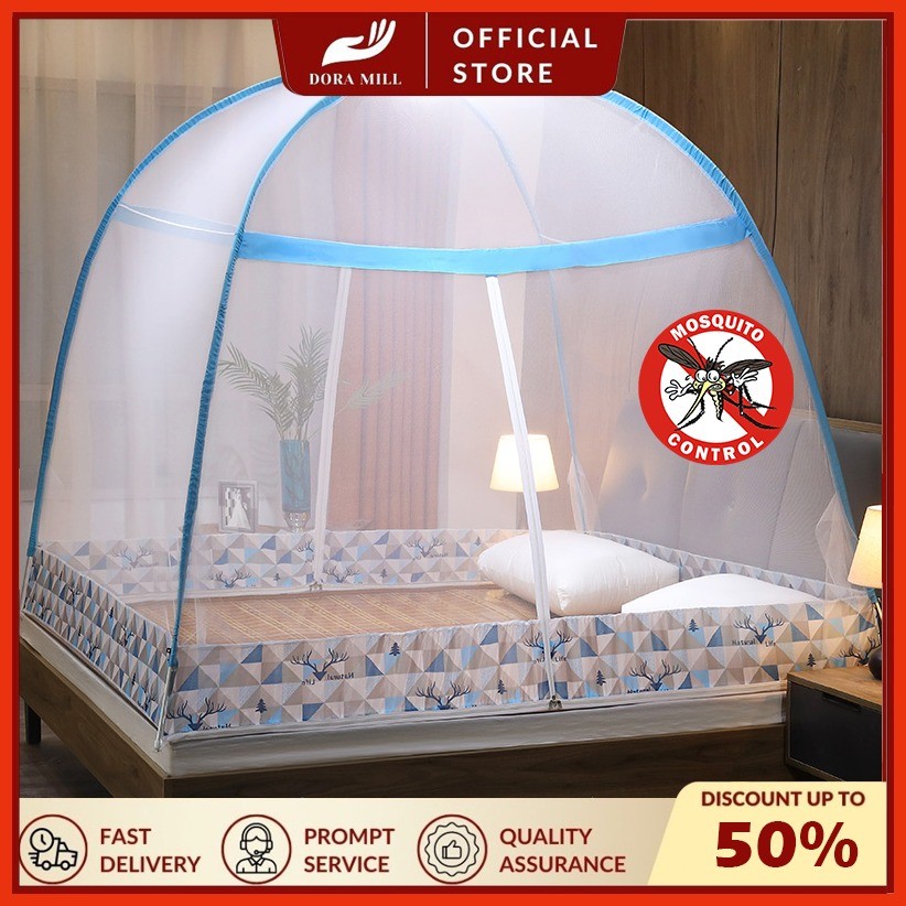 Kulambo Family Size Makapal Foldable Mosquito Net Tent For Foot King ...