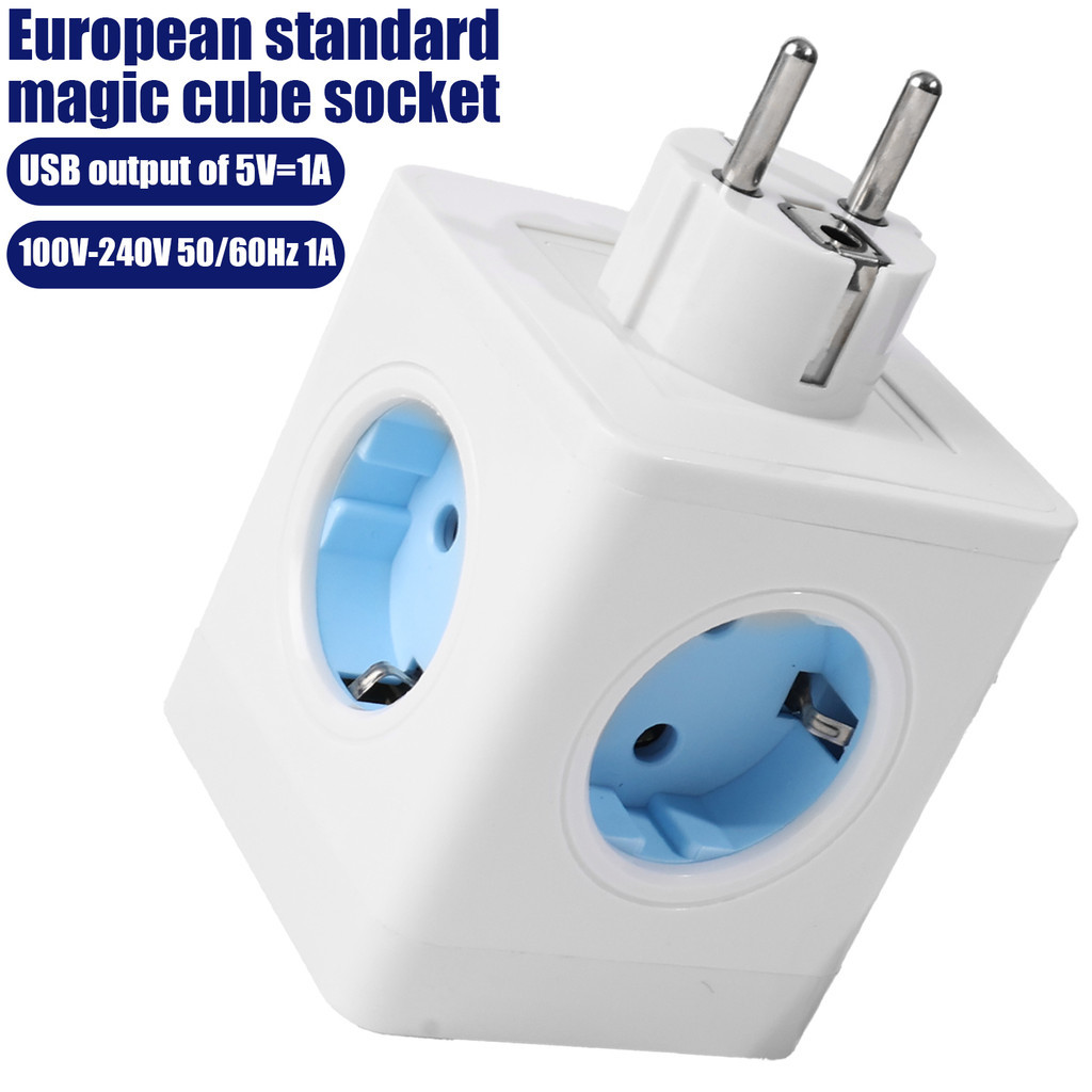 EU Standard Universal Compatibility Travel Wireless Plug Board - One To ...