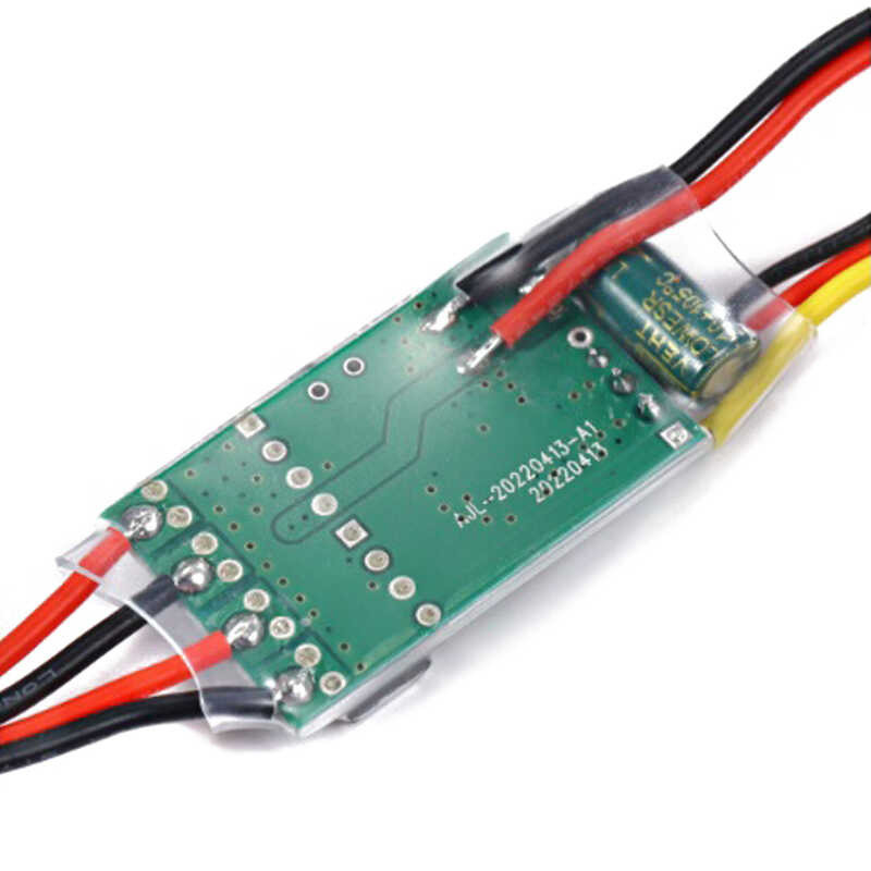 Contrôle De Vitesse Esc 5a, Bidirectionnel Brossé Esc 2s-3s Lipo Pour Modele Rc De Bateau Reservoir 130 180 Pieces De Rechange De Moteur Brosse