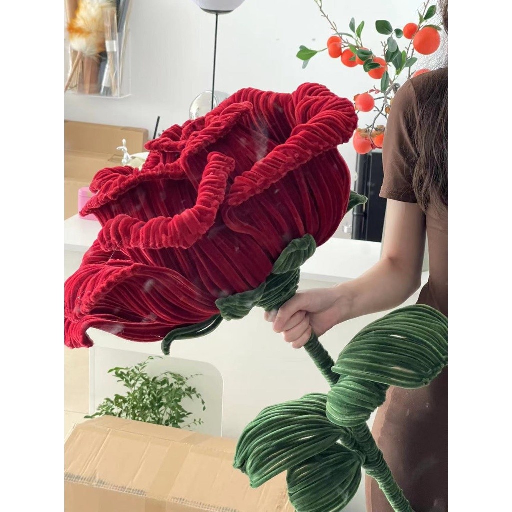 Giant Freud Rose Handmade Bouquet - DIY Twisted Stick Romantic Gift for ...
