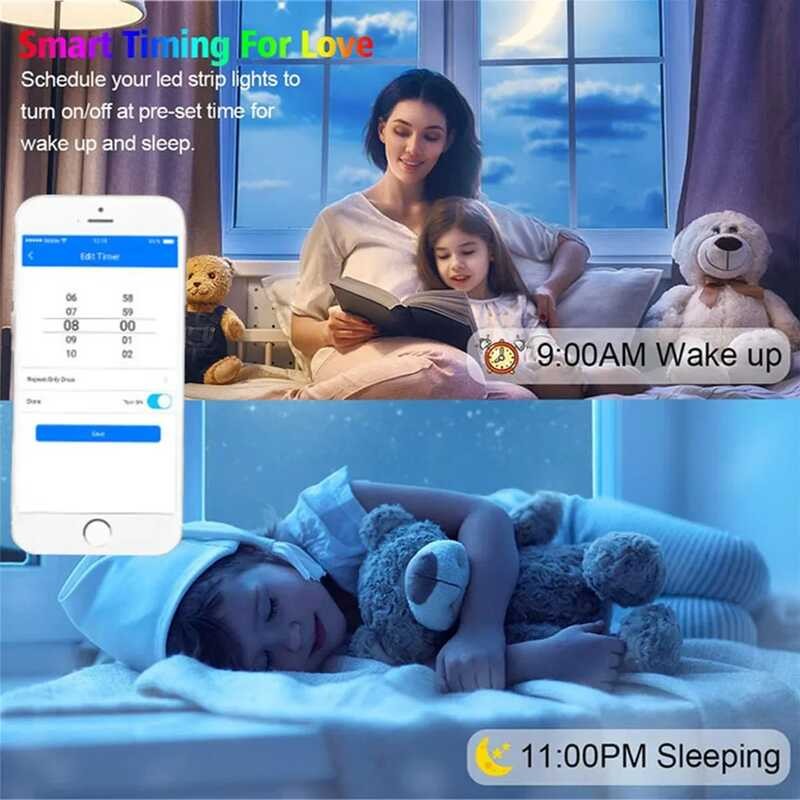 RGBW RGB CCT LED Strip Controller Port Alexa And Google Assistance ...