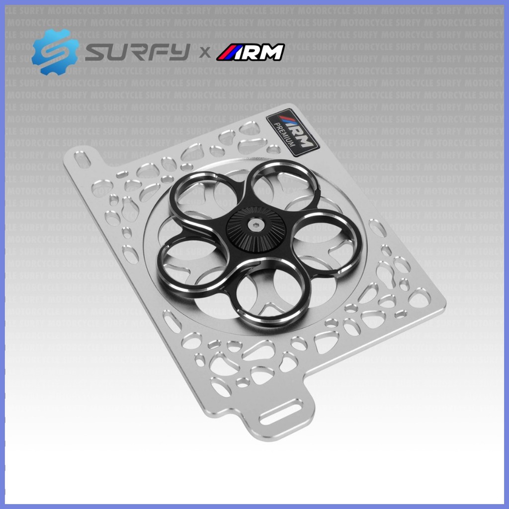 ARM Radiator Cover Windmill Full CNC 2-Color Spinner Design For Nmax v1 ...