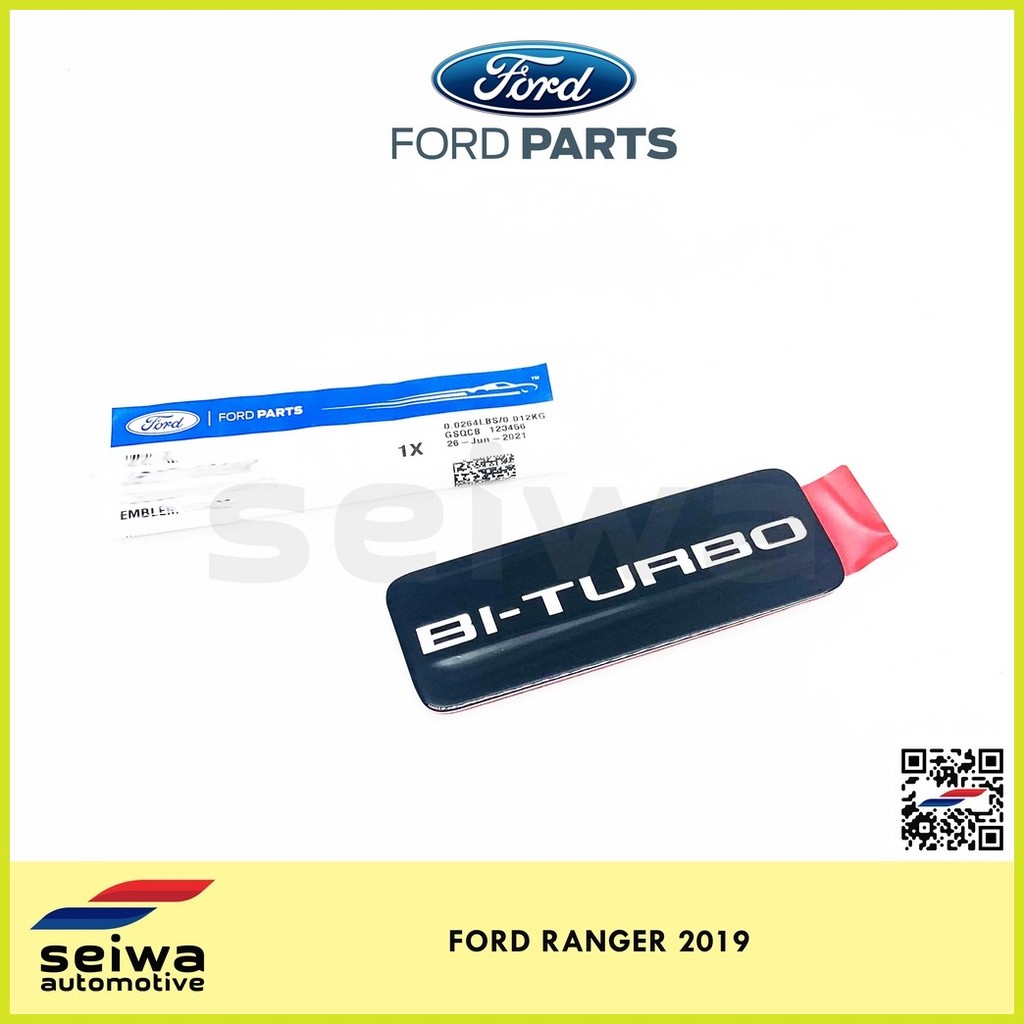 2018 - 2019 2.0L] Ford Ranger Fender Emblem 