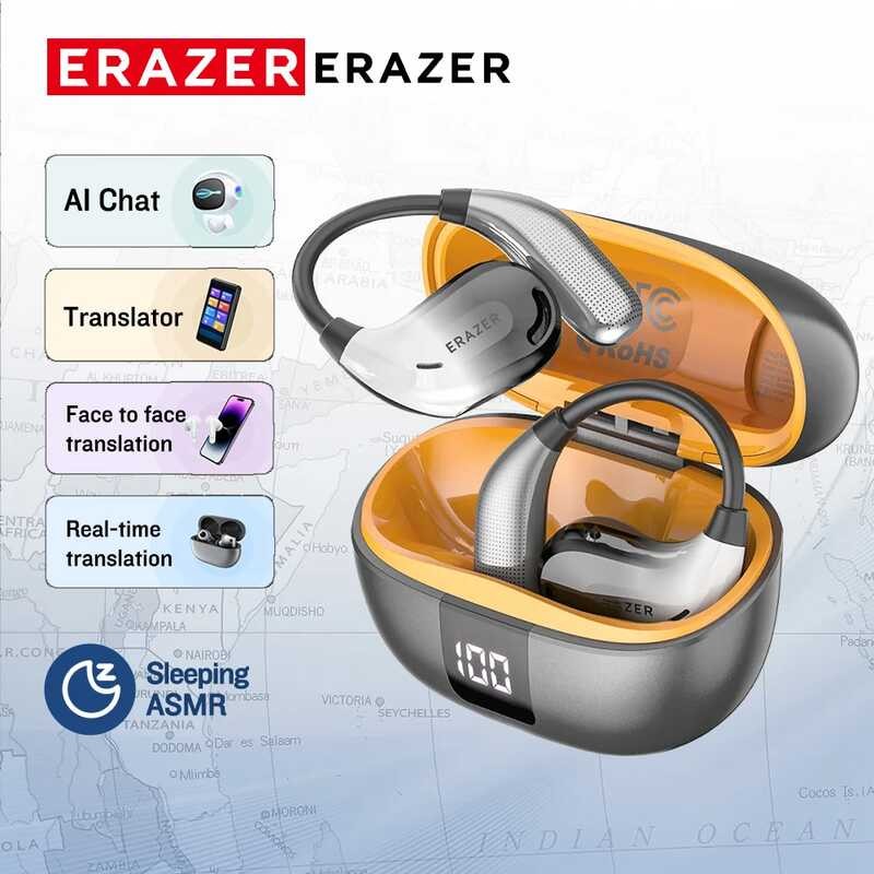 ERAZER C Xt66pro Bluetooth Earphones ASMR Headsets DIY APP AI ...